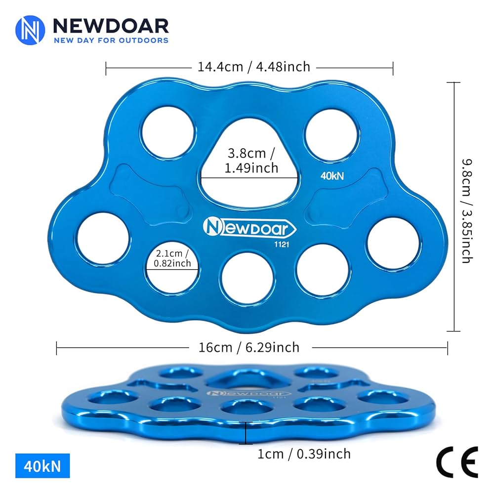 Amazon | NewDoar ディセンダー プレート 40KN 足裏リギング